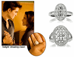 Bella's Engagement Ring Breaking Dawn Wedding