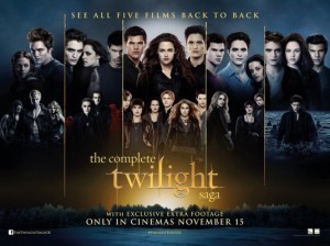 Complete Twilight Saga Movie Poster